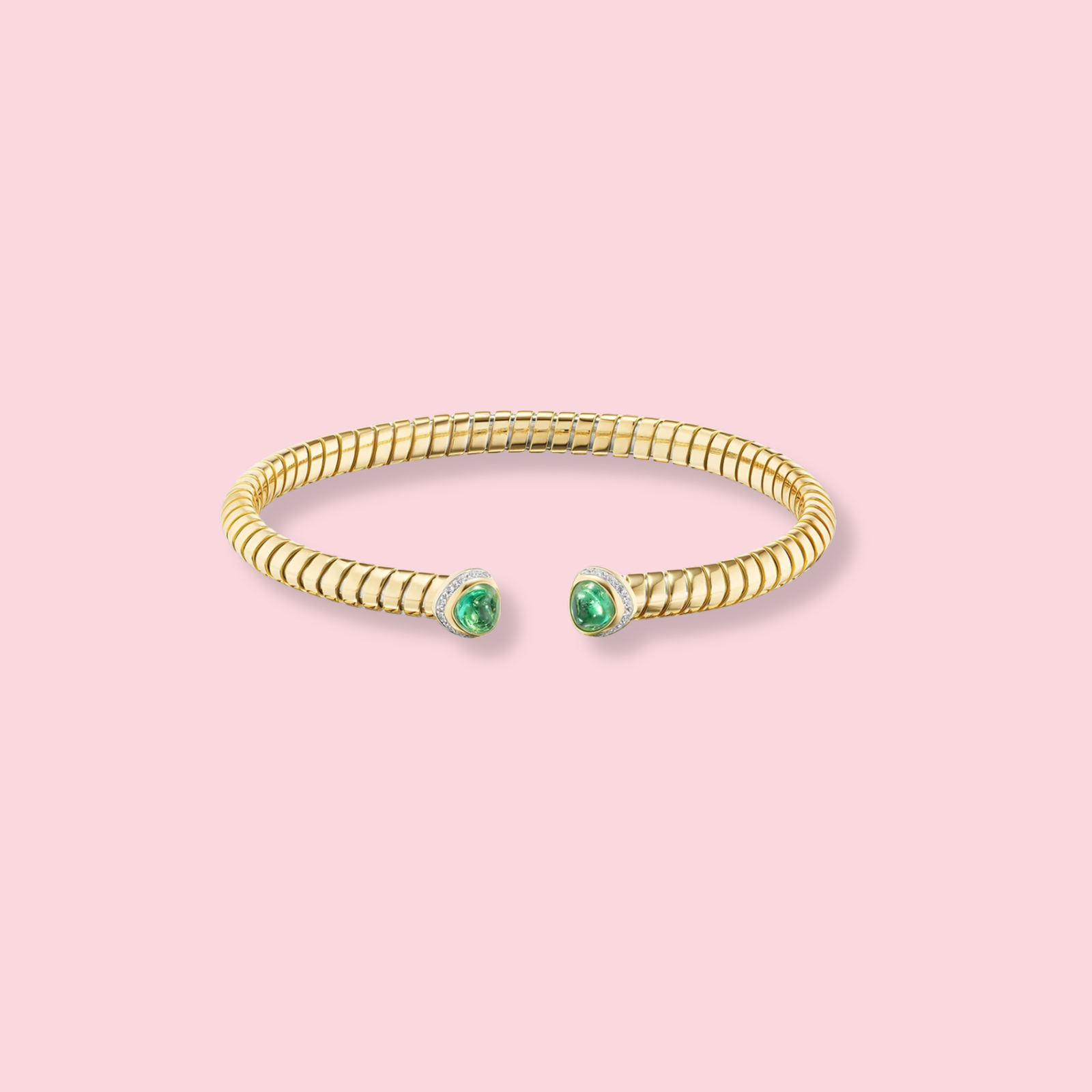 Trisolina Dolce Emerald Open Bracelet