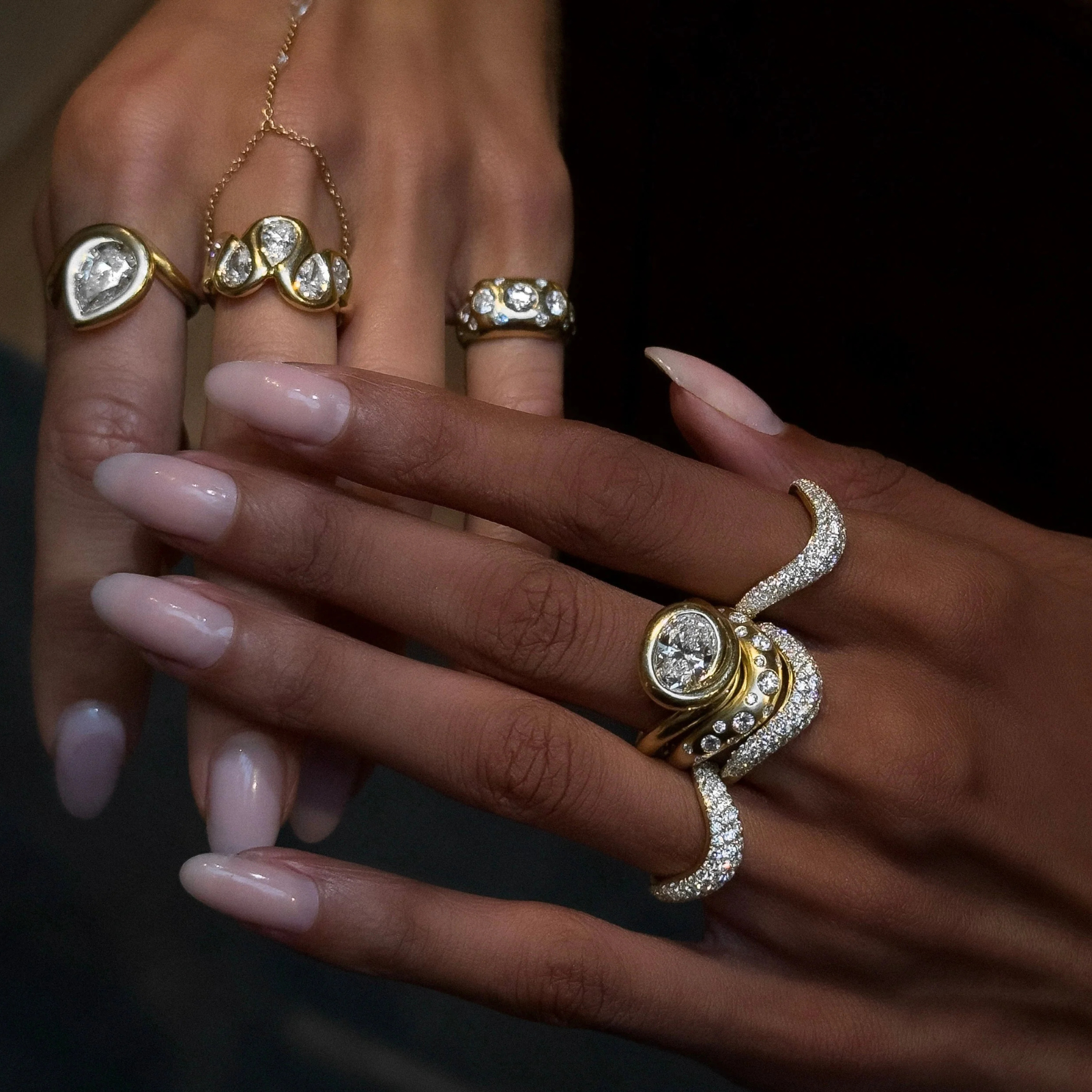 Enigma Oracle Set Diamond Wave Band