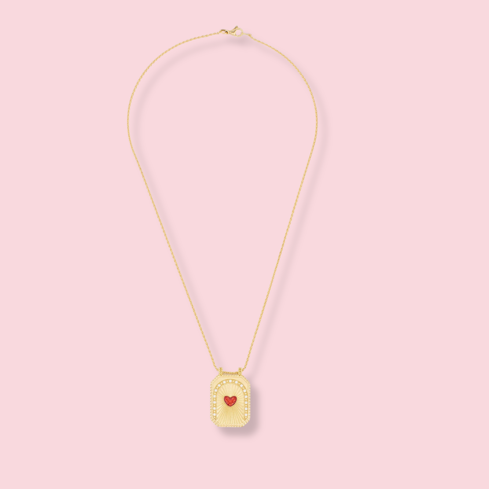 Heart Scapular Necklace