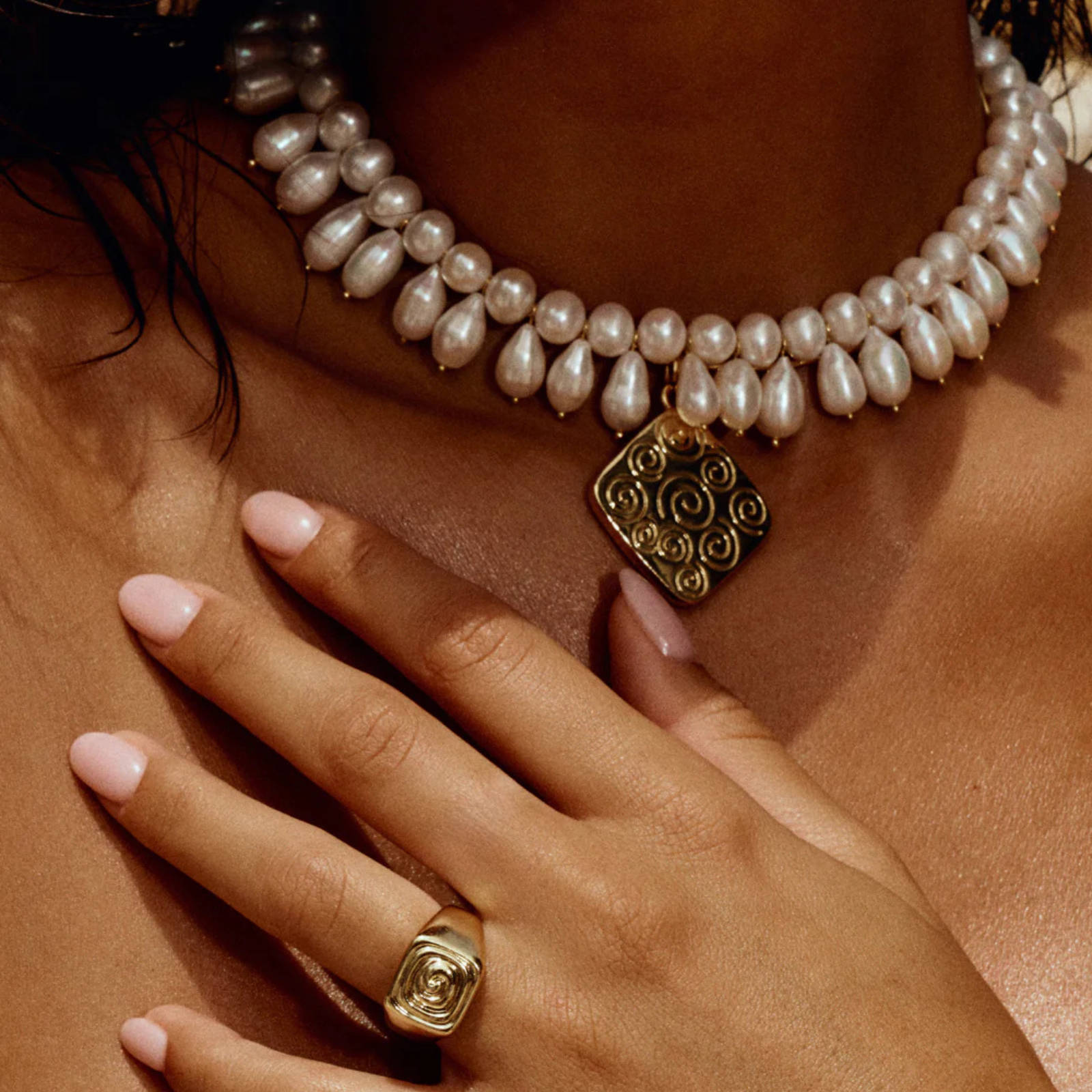 The Mallorca Pearl Statement Necklace
