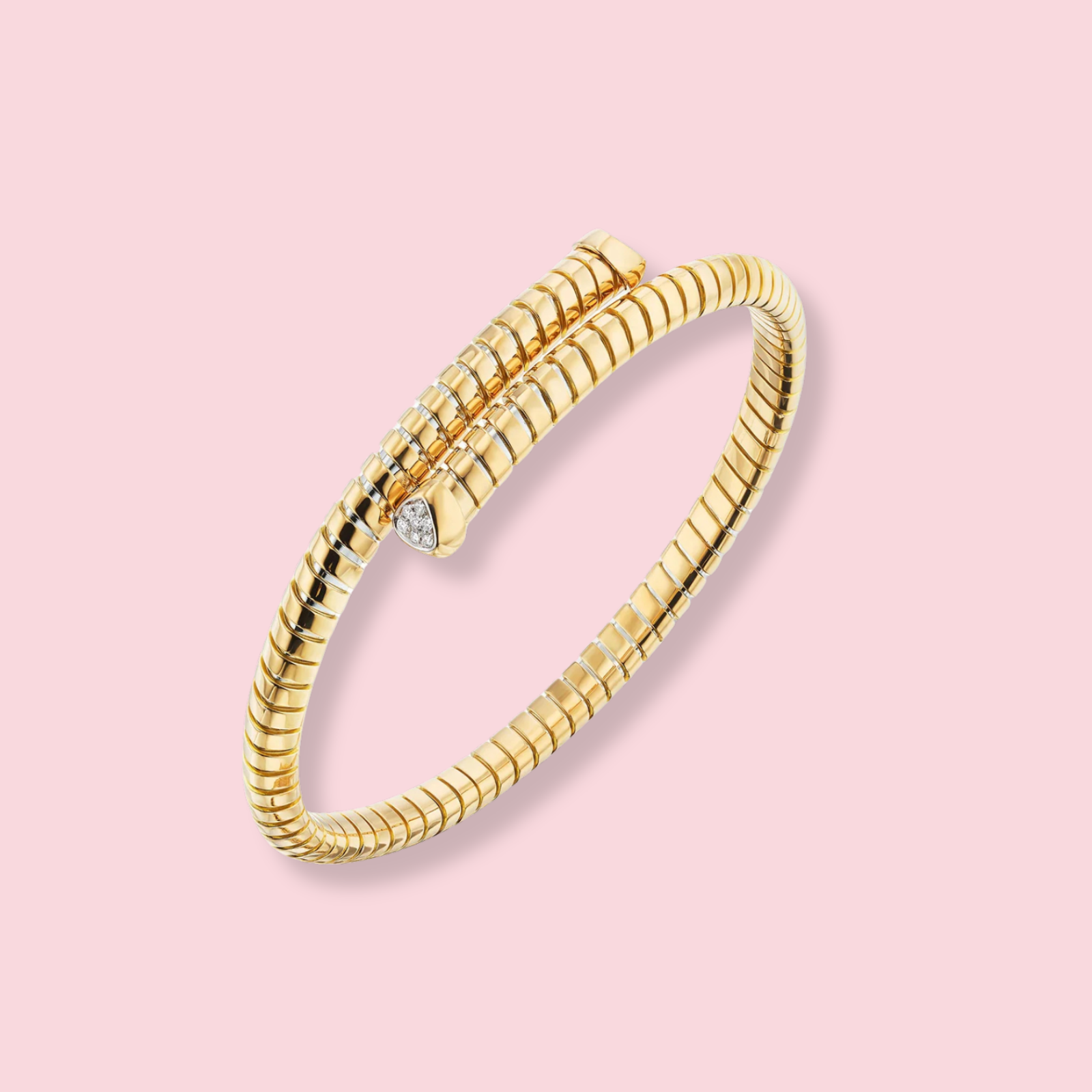Trisolina Bypass Diamond Pavé Bracelet