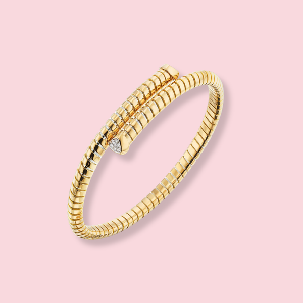Trisolina Bypass Diamond Pavé Bracelet