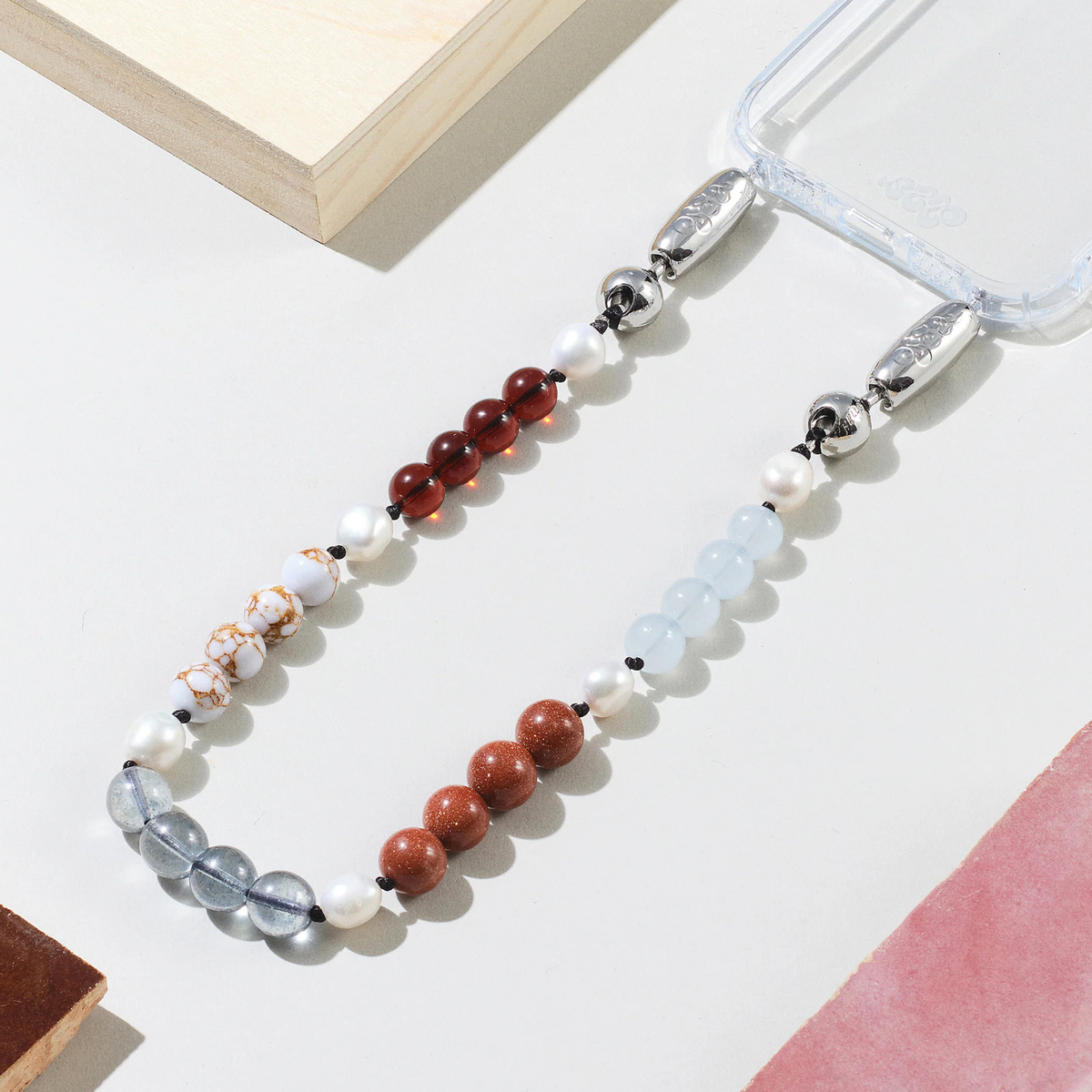 Stone and Pearl Wristlet JUPITER