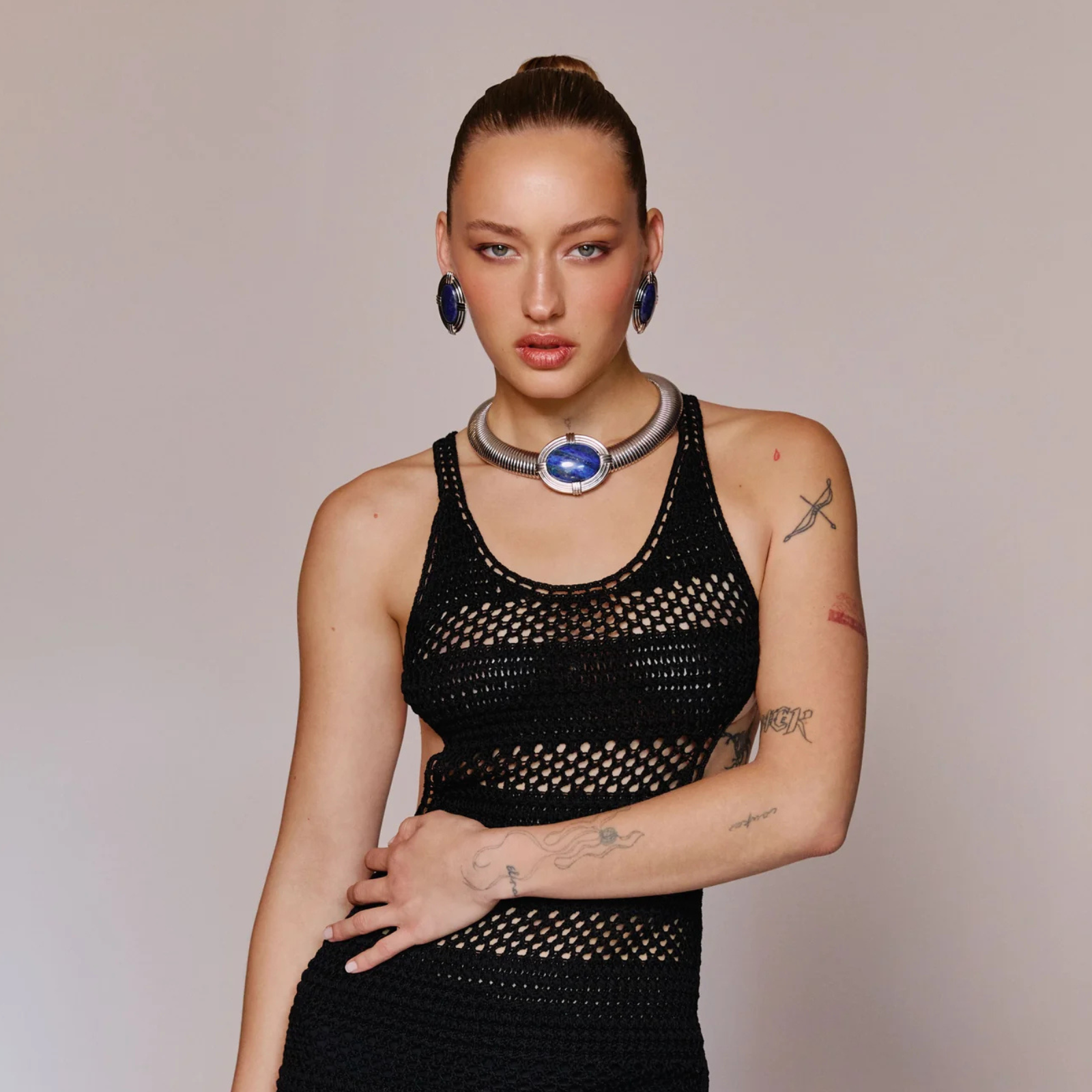 Hera Necklace - Lapis
