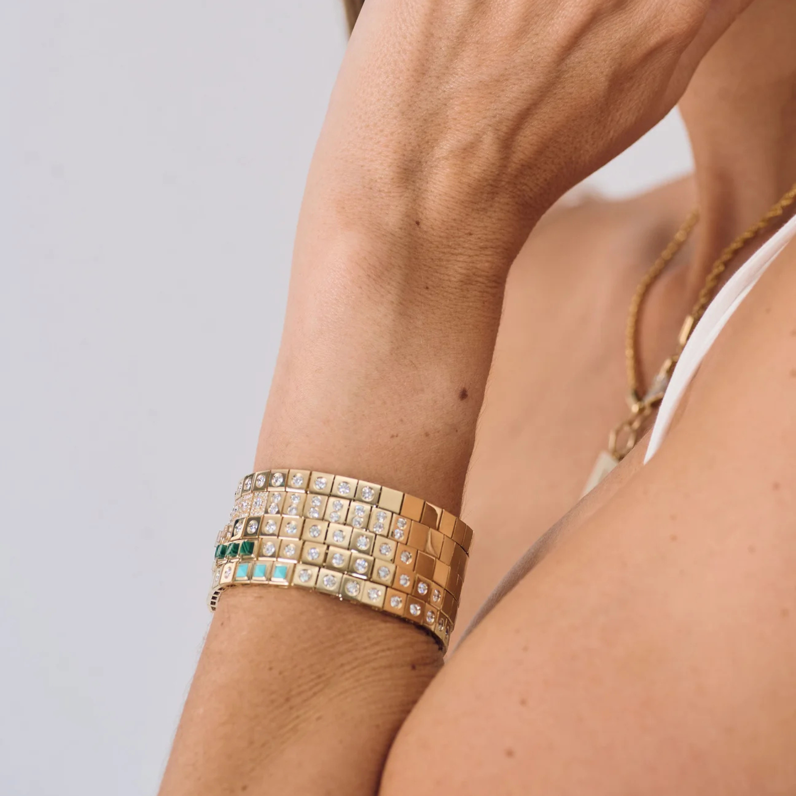 LEGGO Mini Diamond Tennis Bracelet