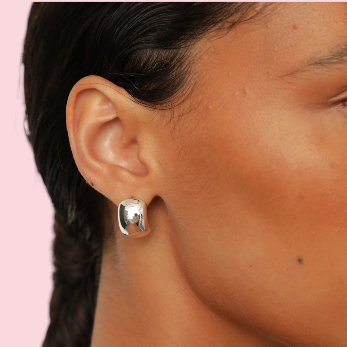 Ky Hoop Smooth Earrings