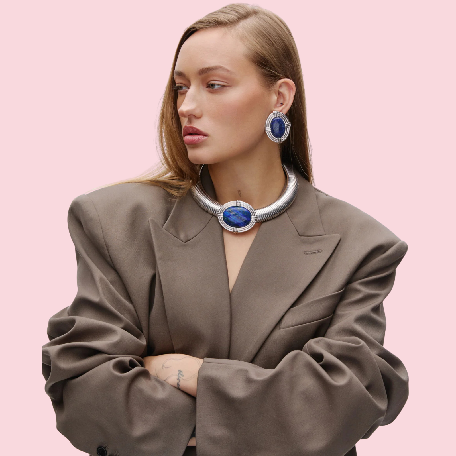 Hera Necklace - Lapis