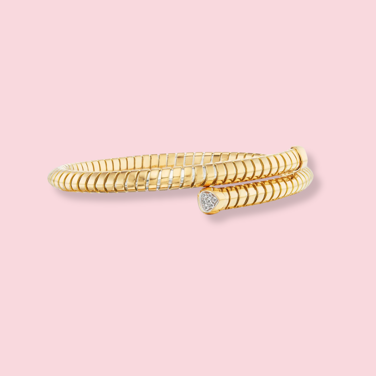 Trisolina Bypass Diamond Pavé Bracelet
