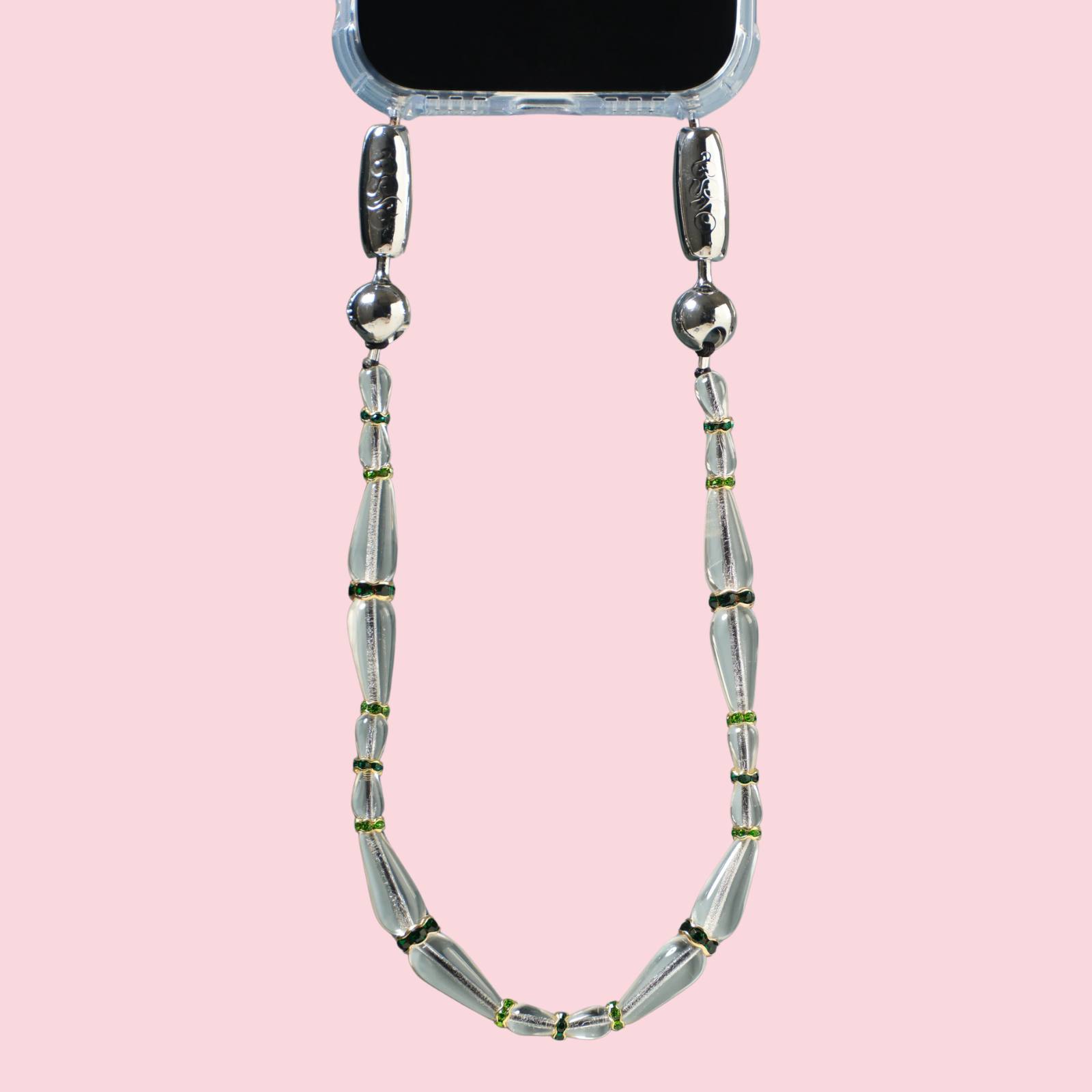 Crystal Drop Wristlet Emerald Pave
