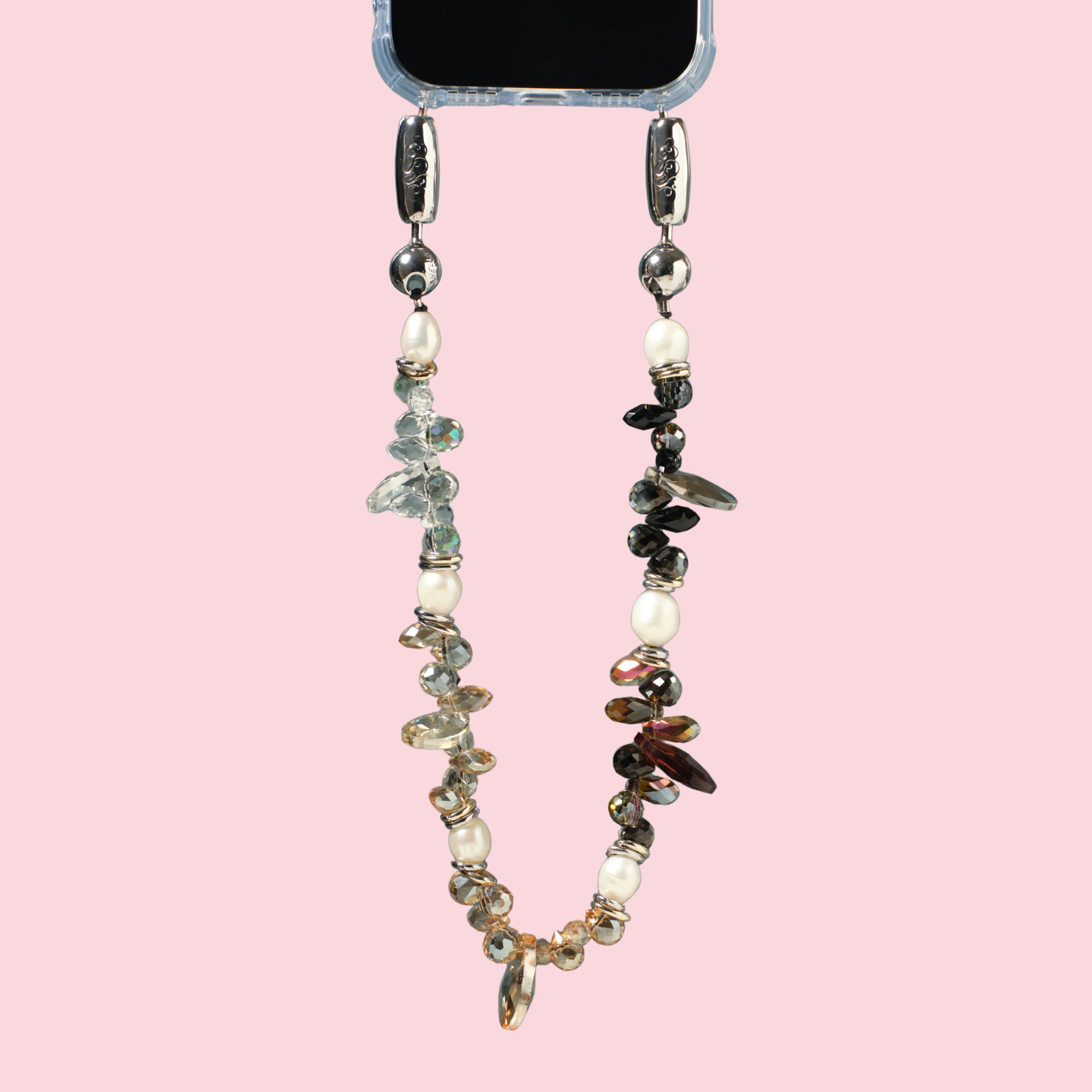 Crystal Fade Wristlet Crystal / Pearl
