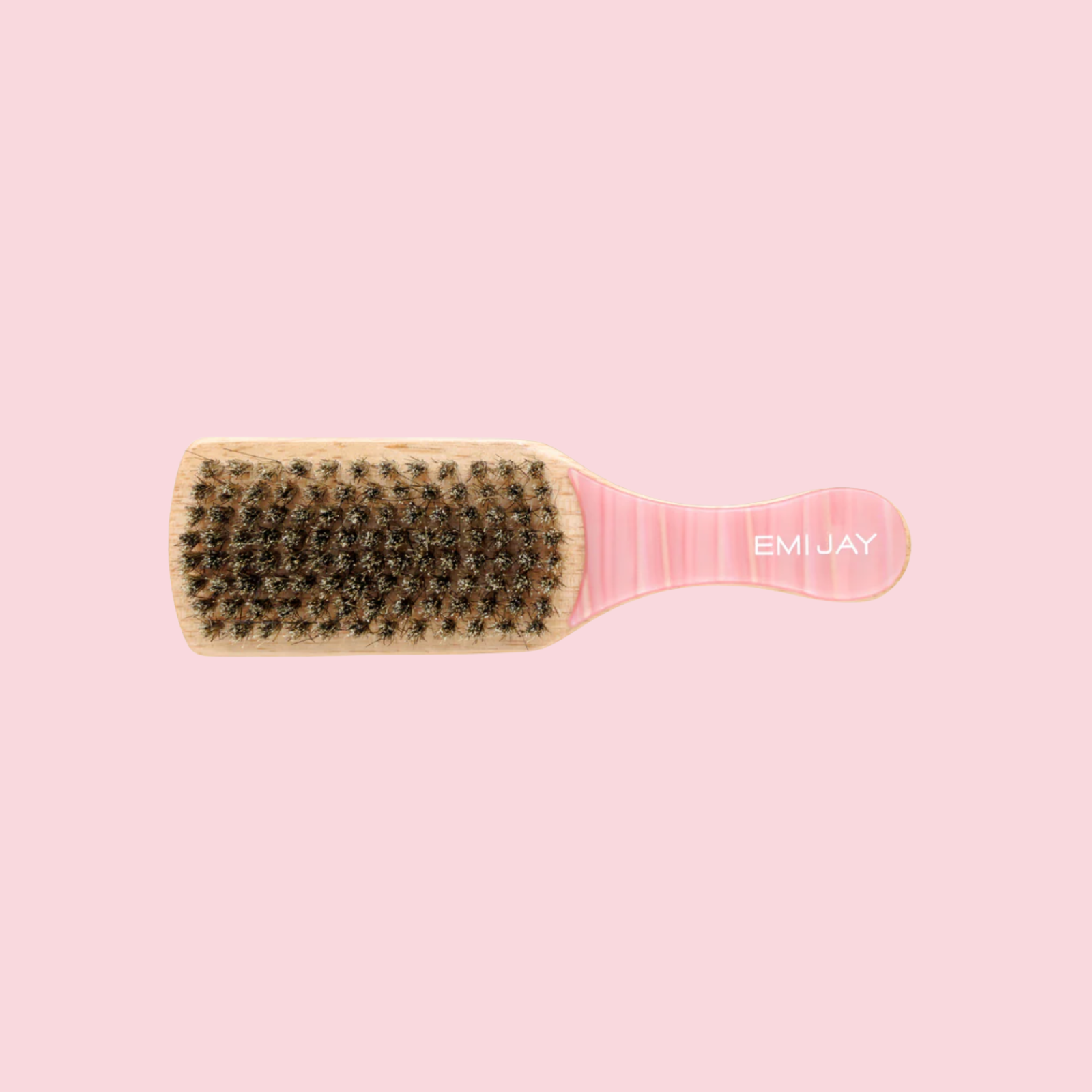 Mini Boar Bristle Brush in Lychee Baby