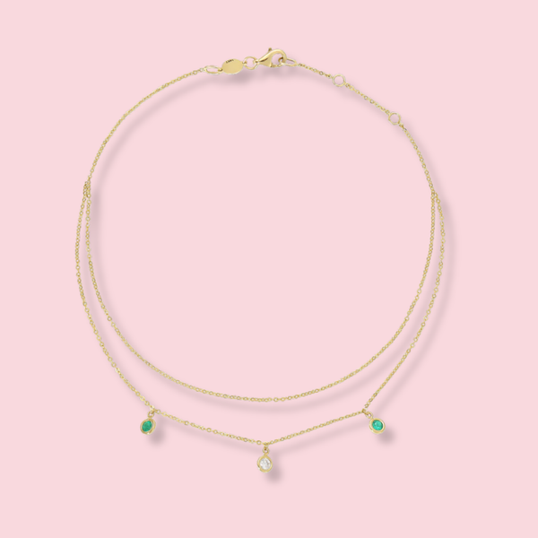 Double Chain Anklet