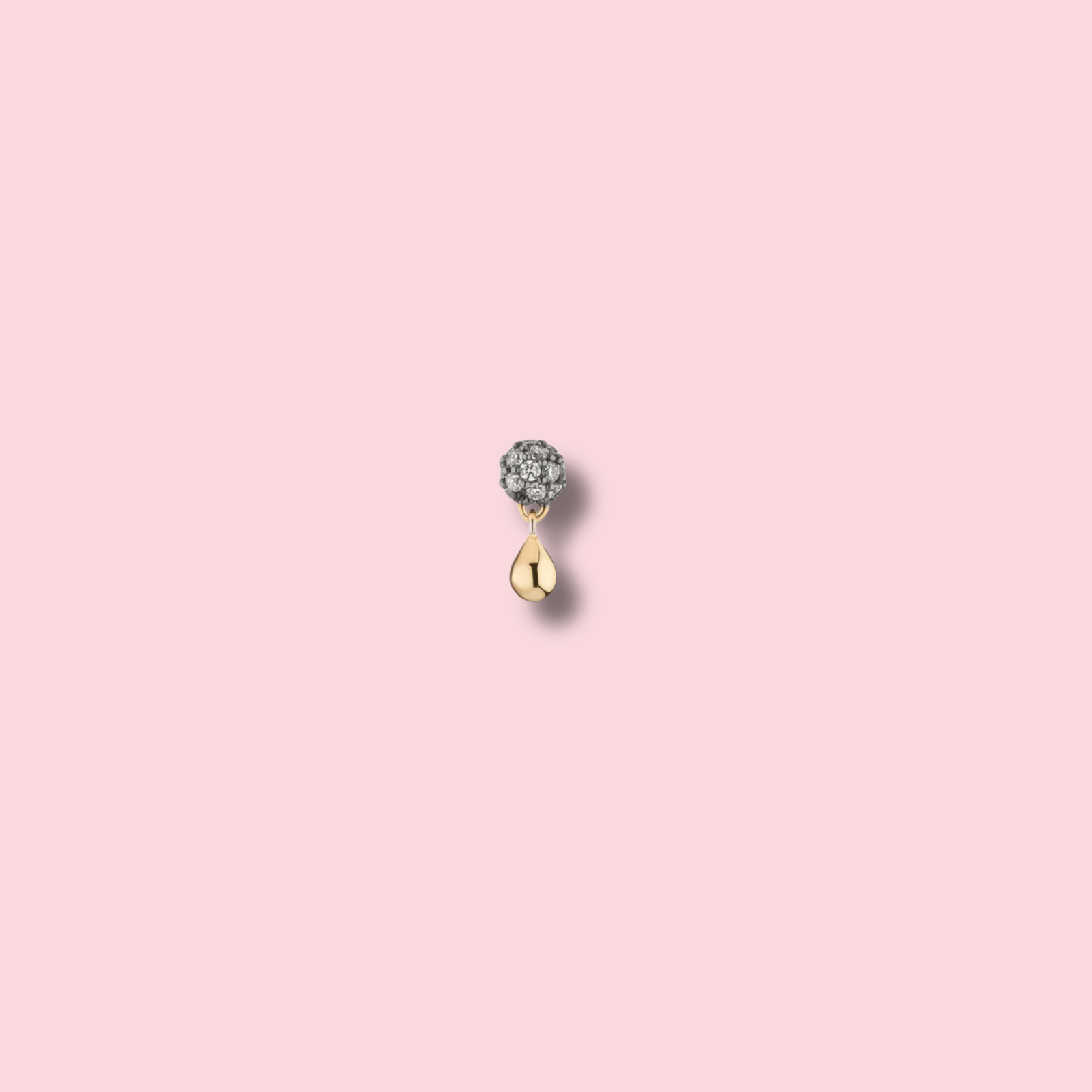Dion Pave Charm Stud