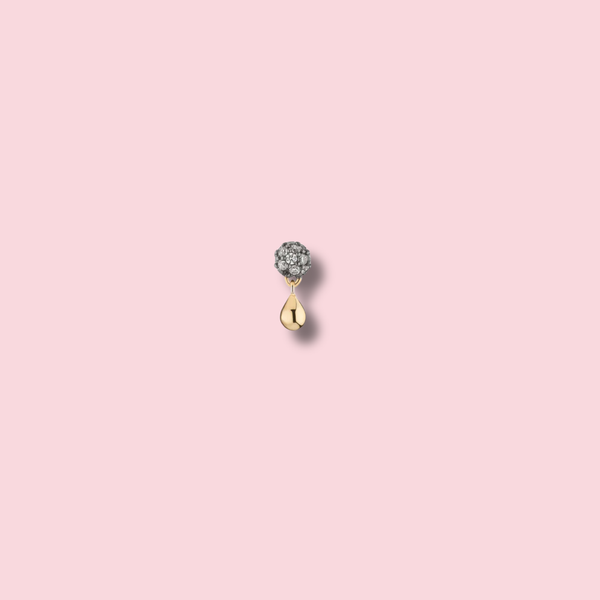 Dion Pave Charm Stud