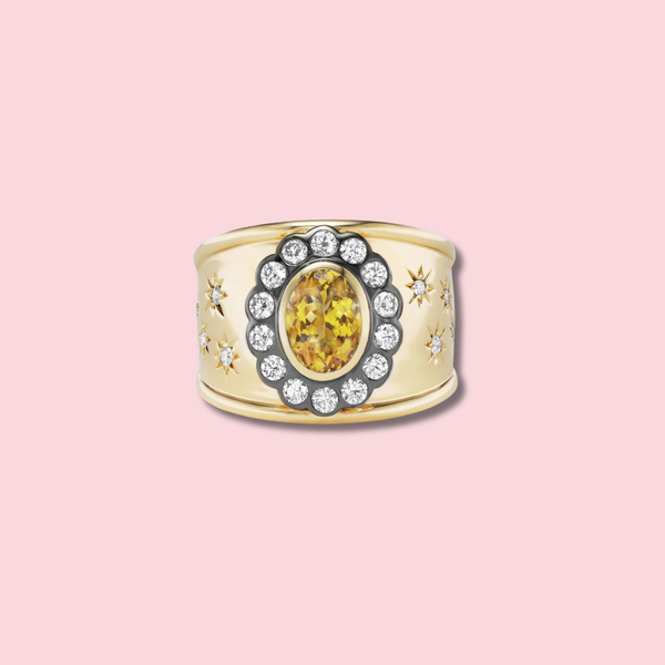 Lexi Cigar Band Citrine