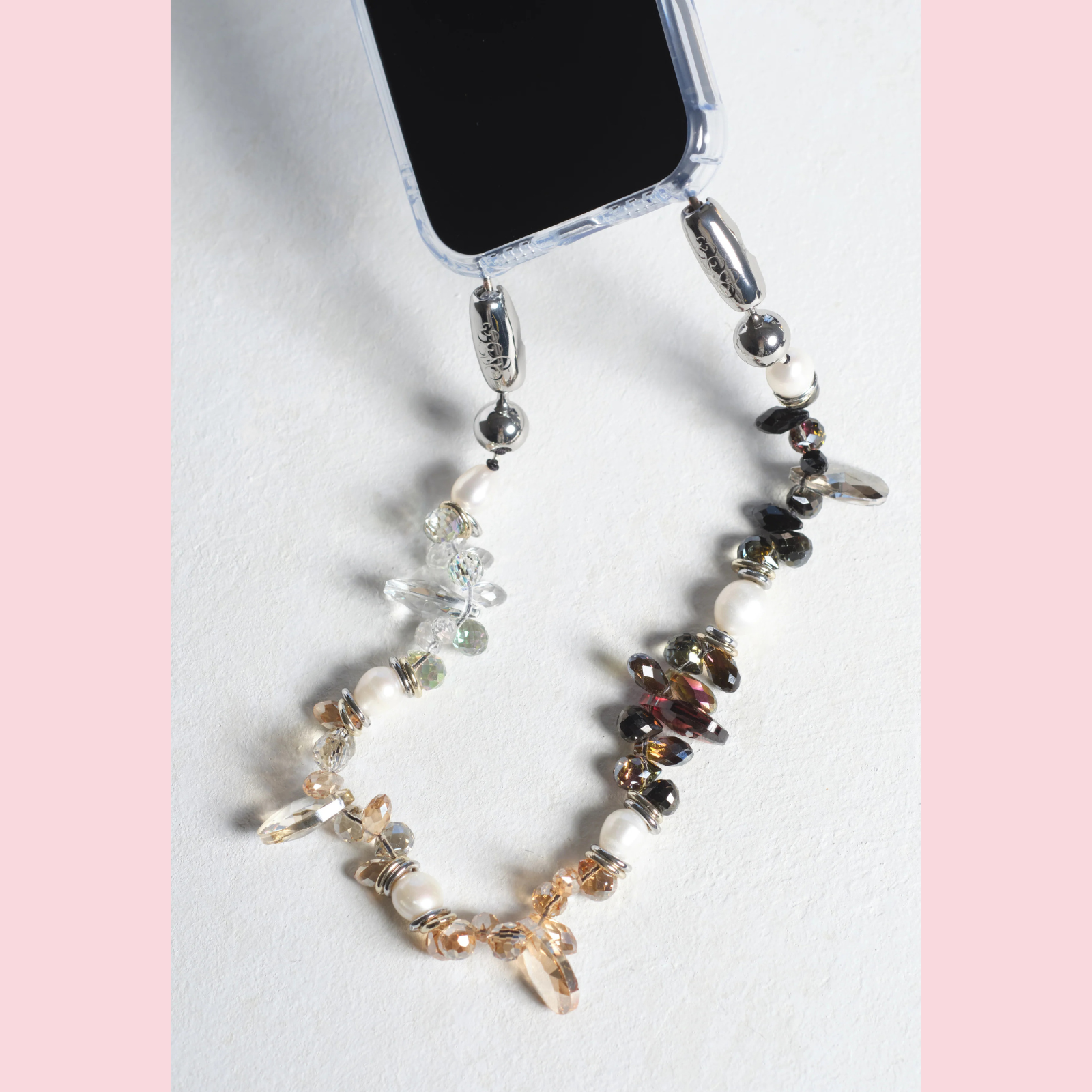 Crystal Fade Wristlet Crystal / Pearl