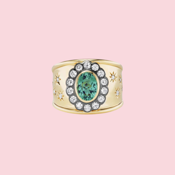 Lexie Cigar Band Green Tourmaline