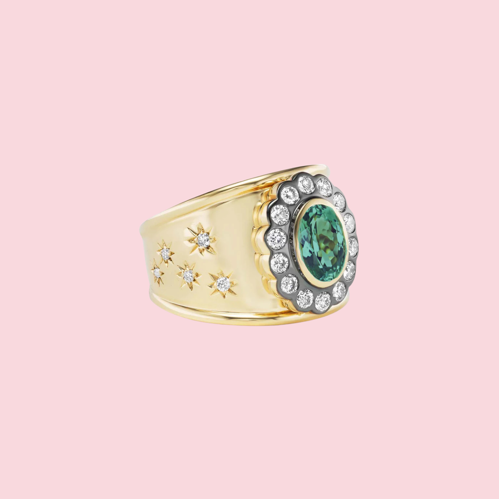 Lexie Cigar Band Green Tourmaline