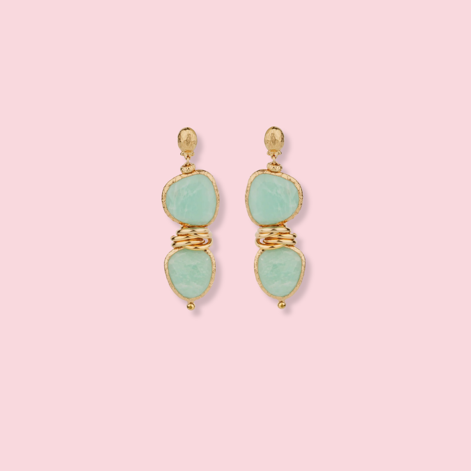 Sirena Earrings - Amazonite