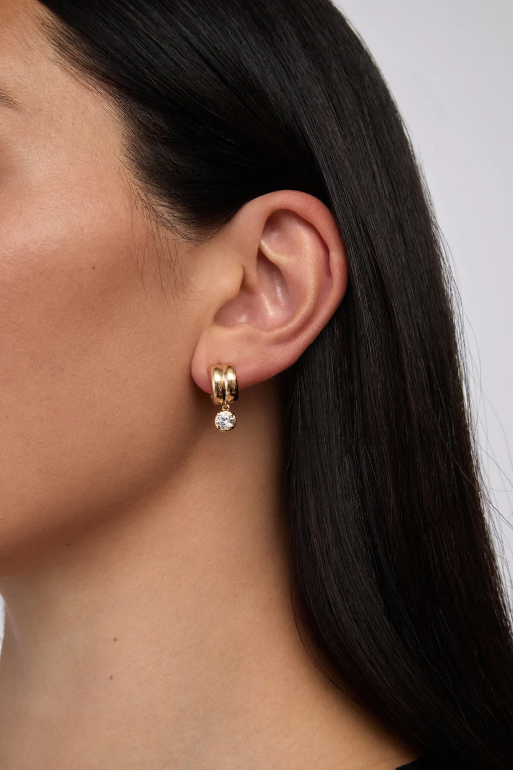 Small Odette Round Hoops