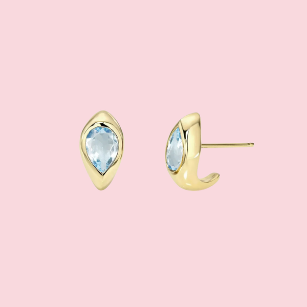 Petite Aquamarine Reverse Water Drop Stuggies
