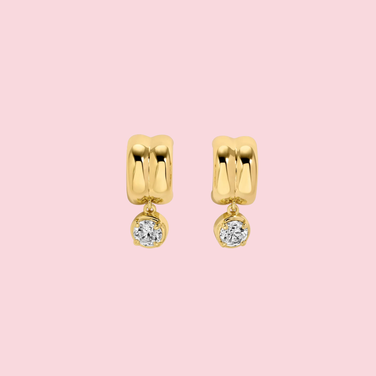 Small Odette Round Hoops