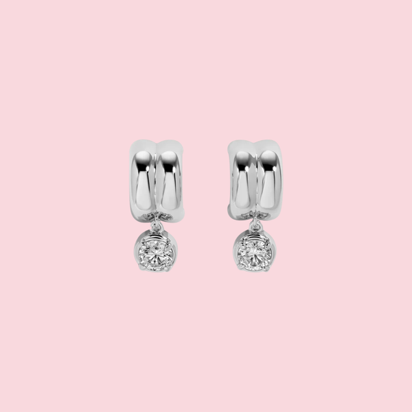 Small Odette Round Hoops