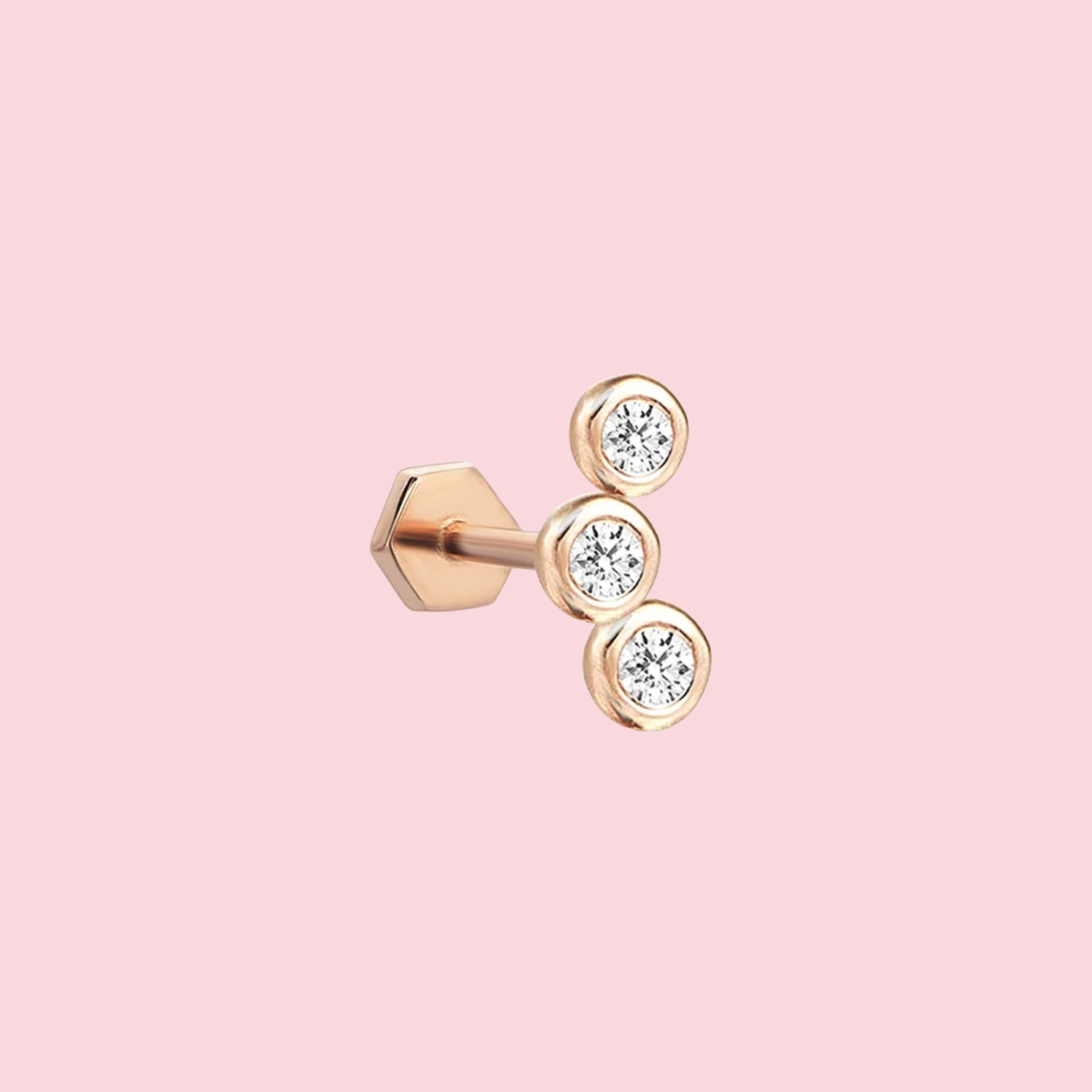 Trio Bubble Stud Piercing