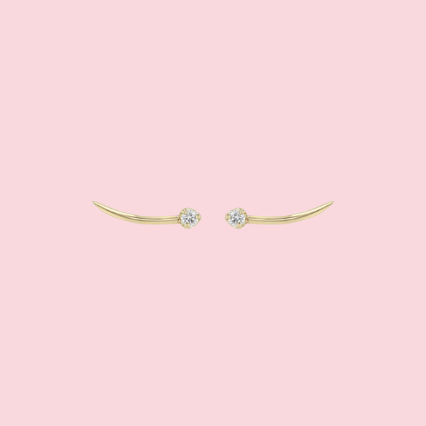 Prong Diamond Whisp Studs