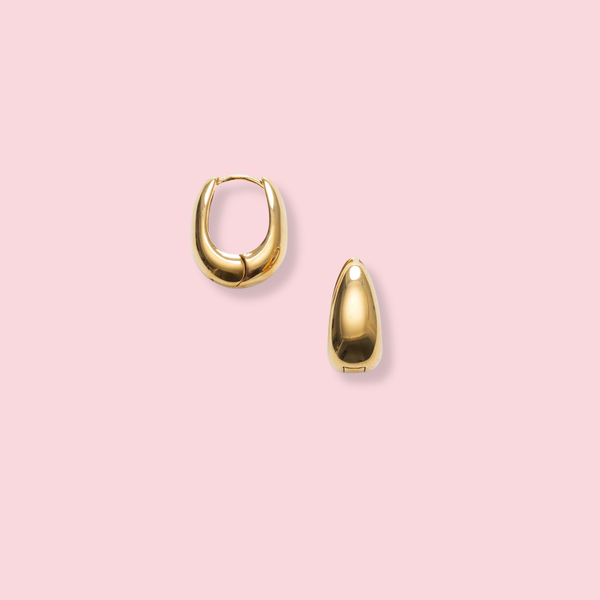 Golden Curve Hoops Petit