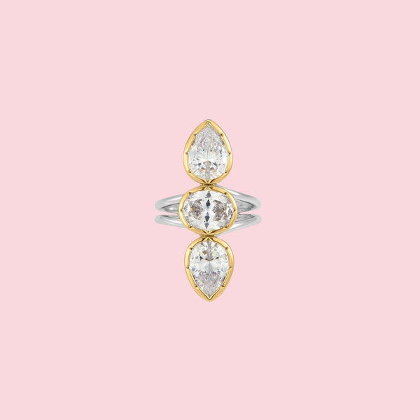 The Marais Triple Statement Ring-Silver