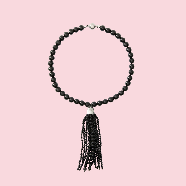 Delfina necklace onyx