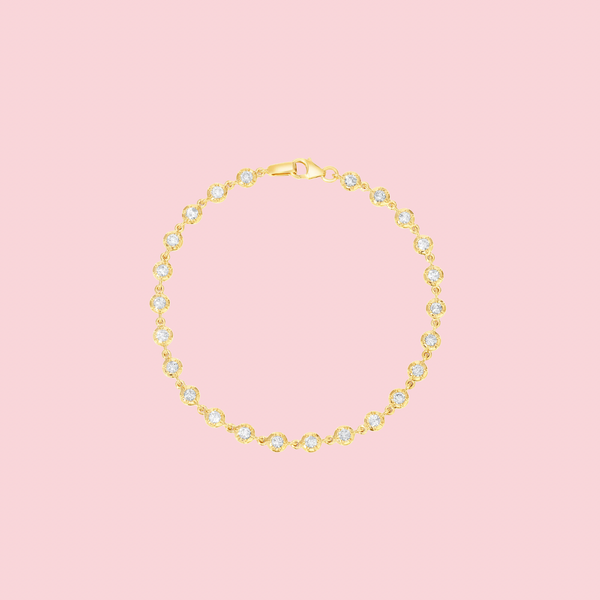 Mini Daisy Chain Link Bracelet