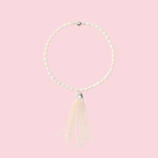 Delfina necklace pearls
