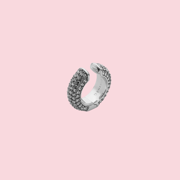 Eva Pave Silver Ear Cuff 2.0