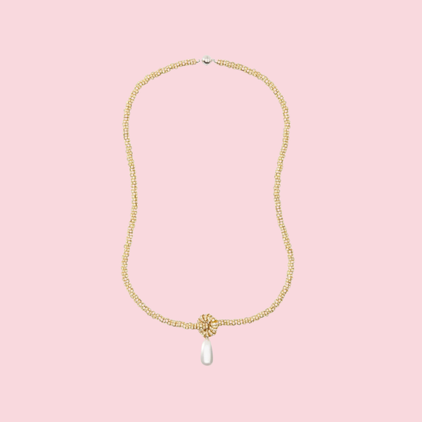 Pearl Drop Linea Gold