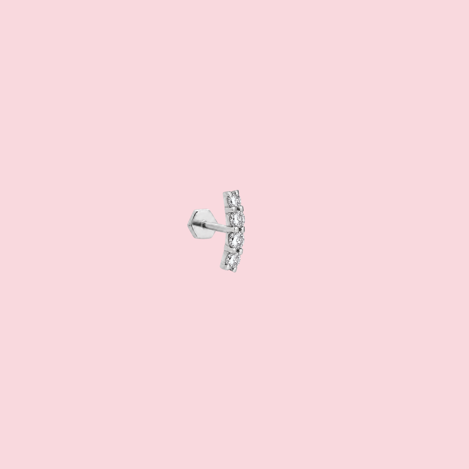 Quartet Arc Stud Piercing