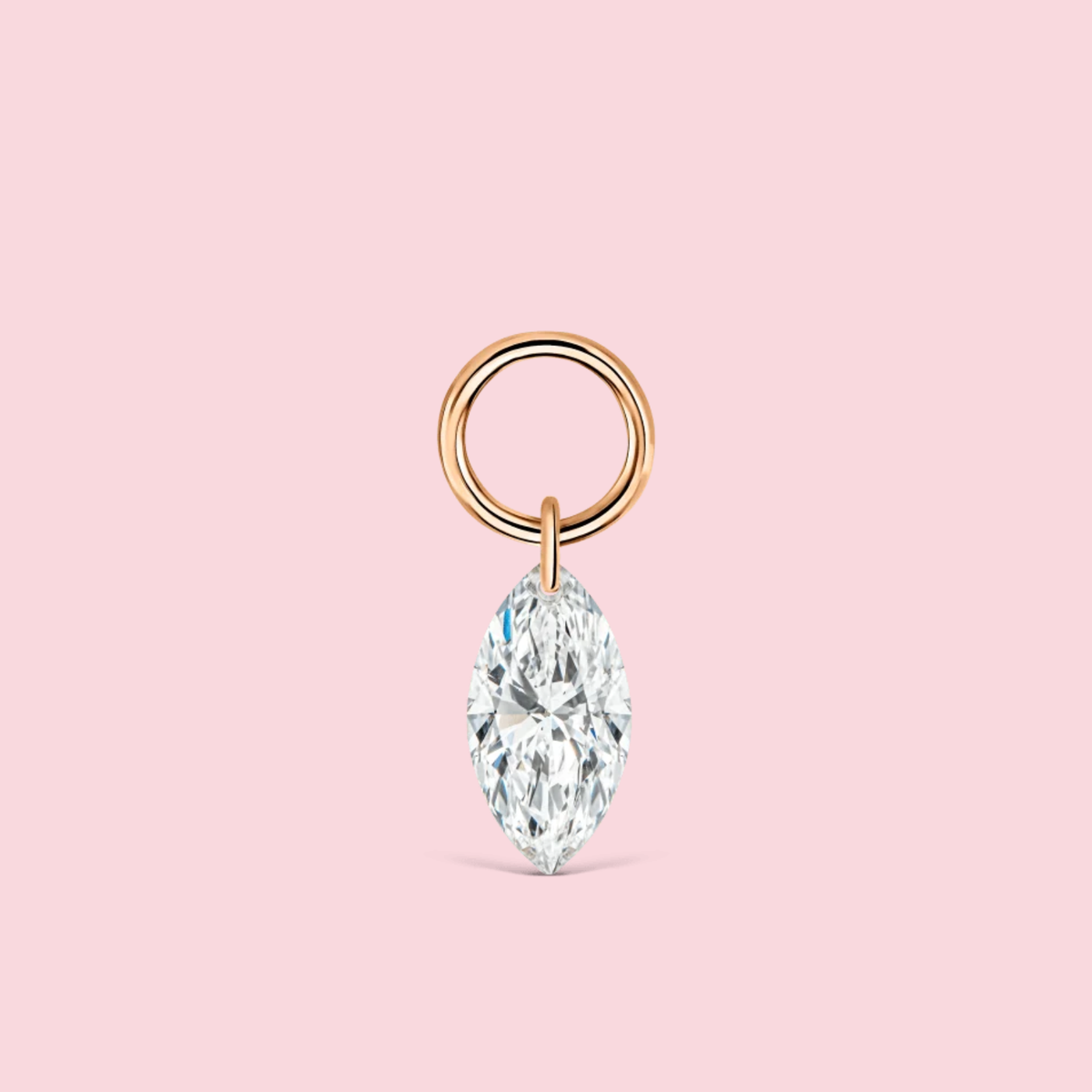 Marquise Diamond Charm