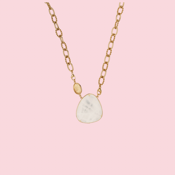 Billy Silia necklace large size - Rock Crystal