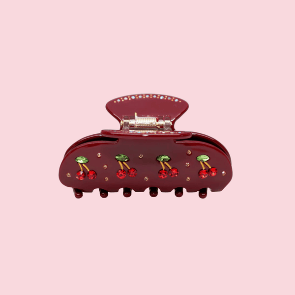 Sweetheart Clip in Bordeaux Cherry Pie