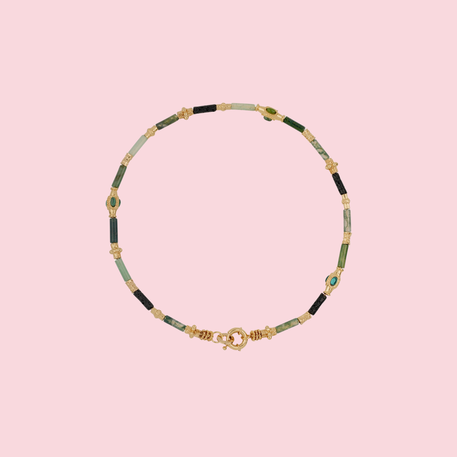 Kali necklace - Vesonite & Fluorine