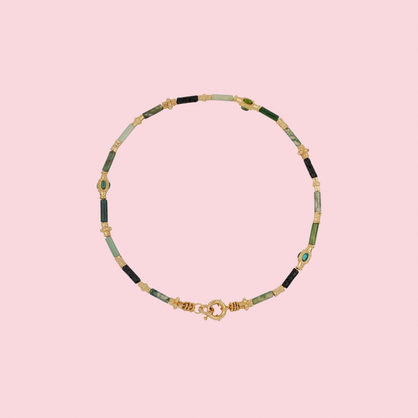 Kali necklace - Vesonite & Fluorine