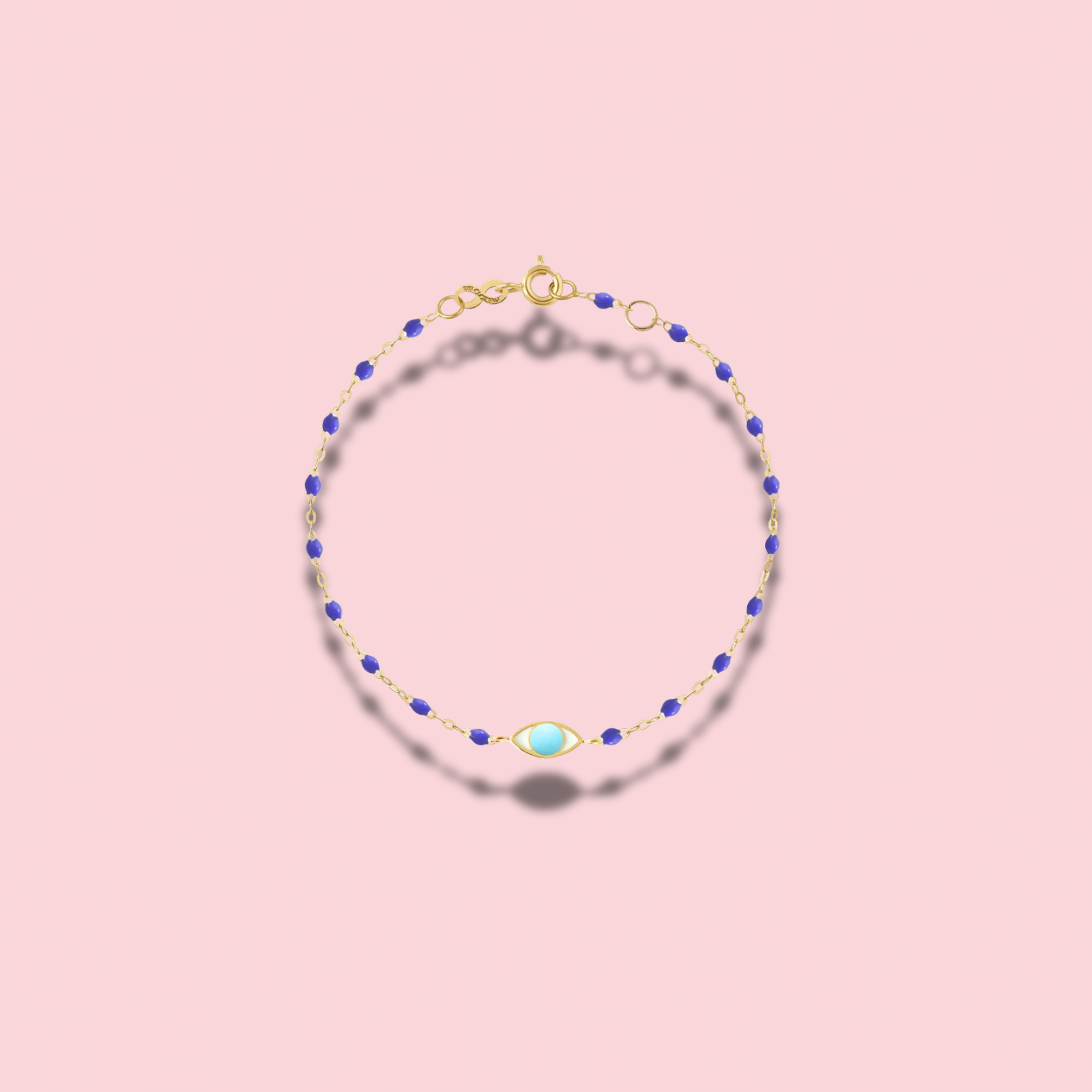 Eye Classic Gigi bracelet, Yellow Gold, 6.7"