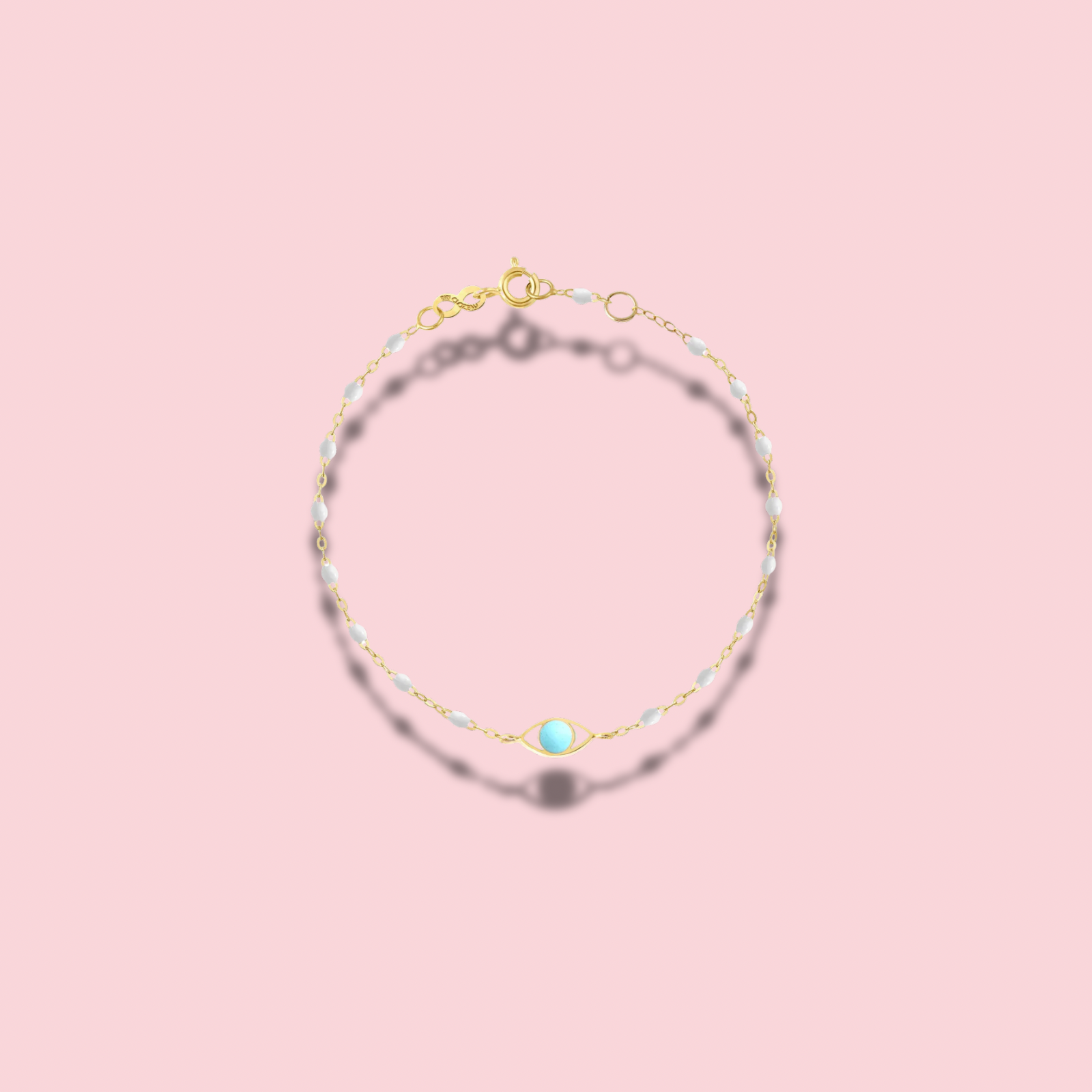 Eye Classic Gigi bracelet, Yellow Gold, 6.7"