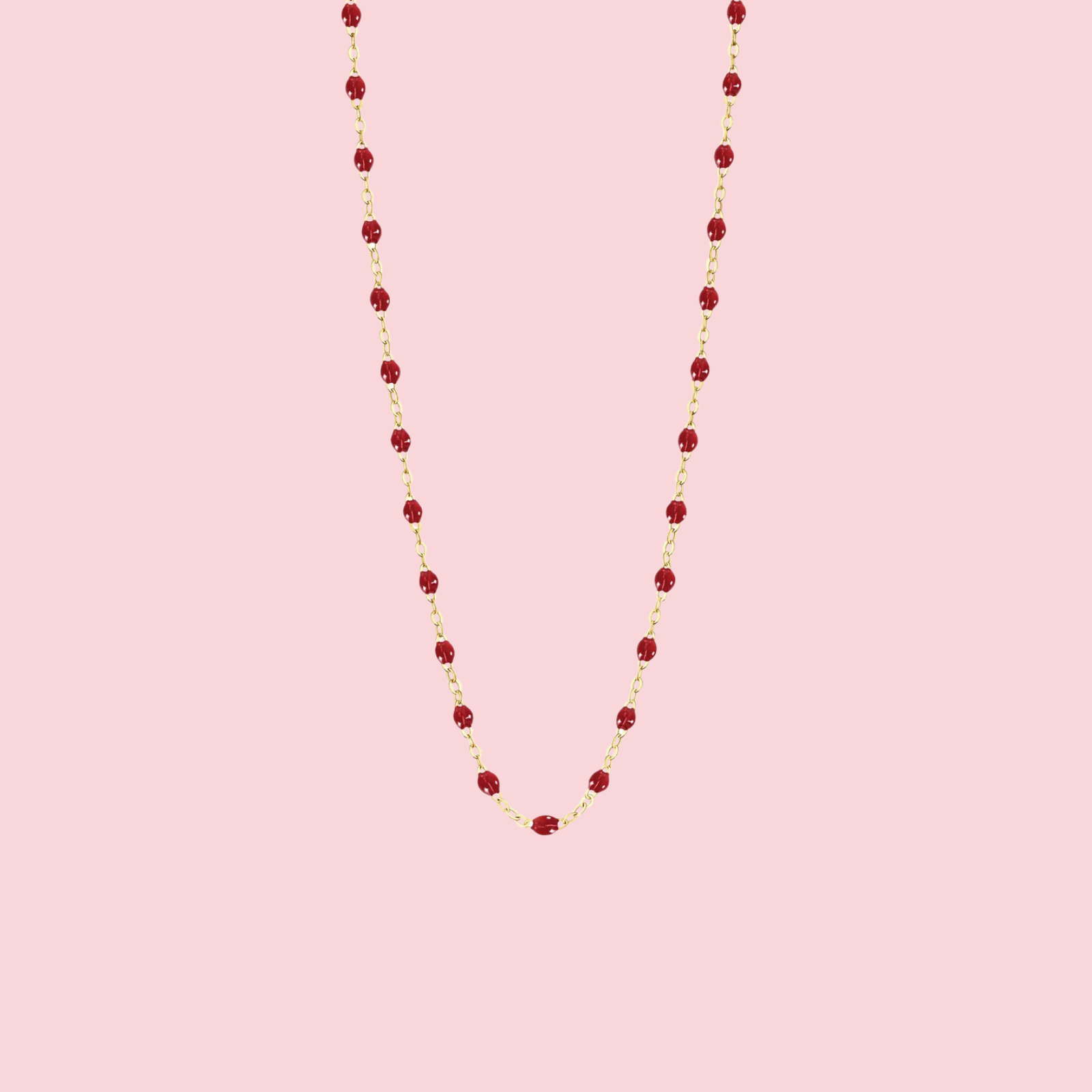 Classic Gigi Necklace, Yellow Gold, 16.5"