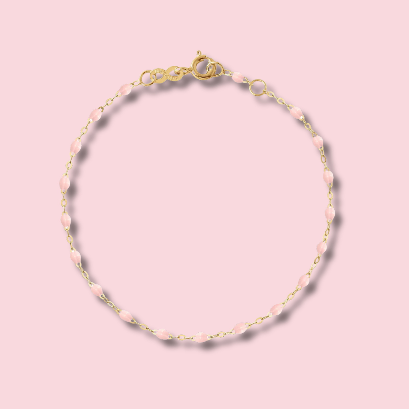 Classic Gigi Anklet - Yellow Gold 9.4"
