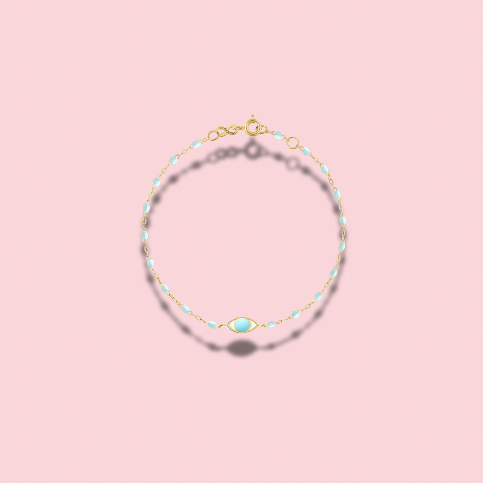 Eye Classic Gigi bracelet, Yellow Gold, 6.7"