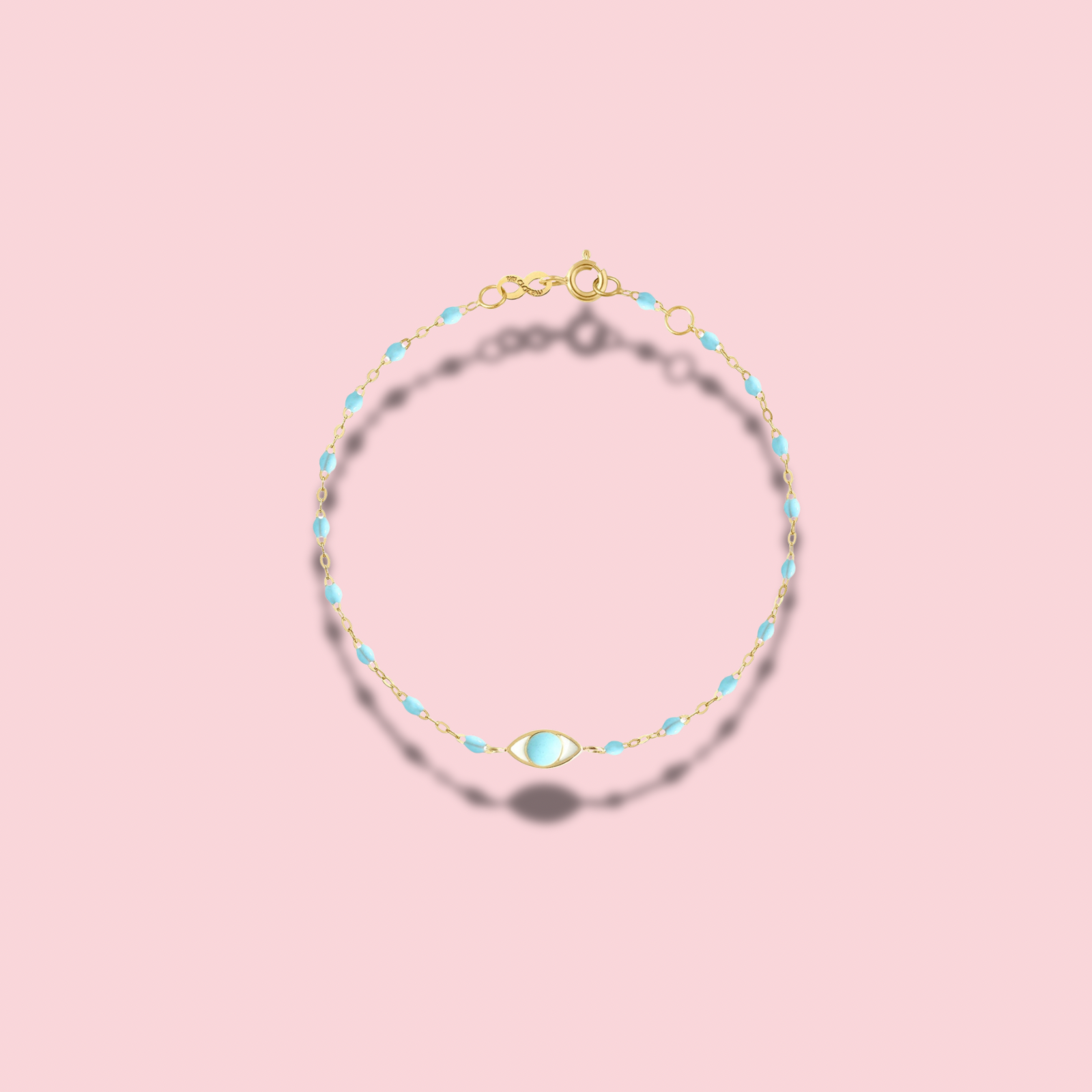 Eye Classic Gigi bracelet, Yellow Gold, 6.7"