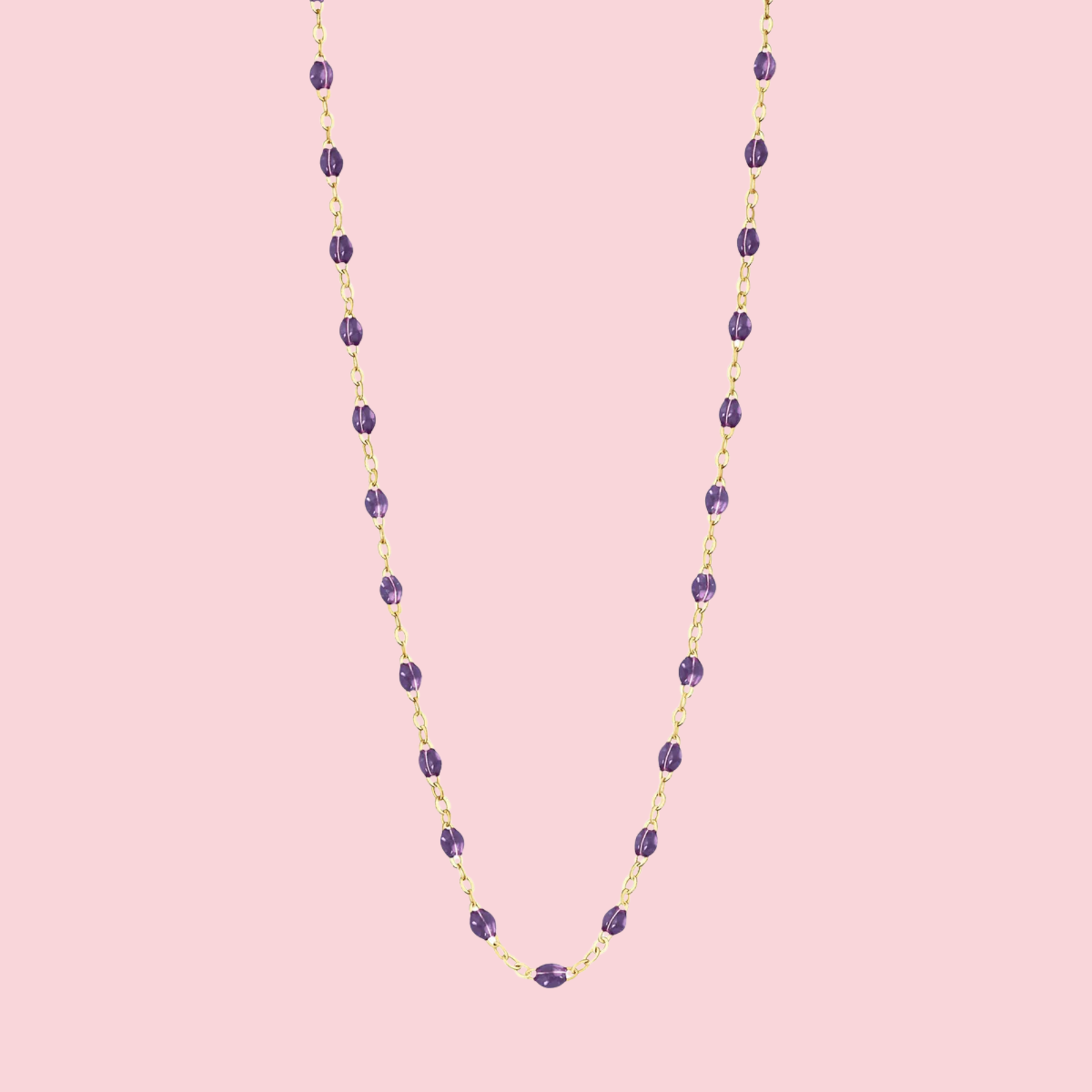 Classic Gigi Necklace, Yellow Gold, 16.5"