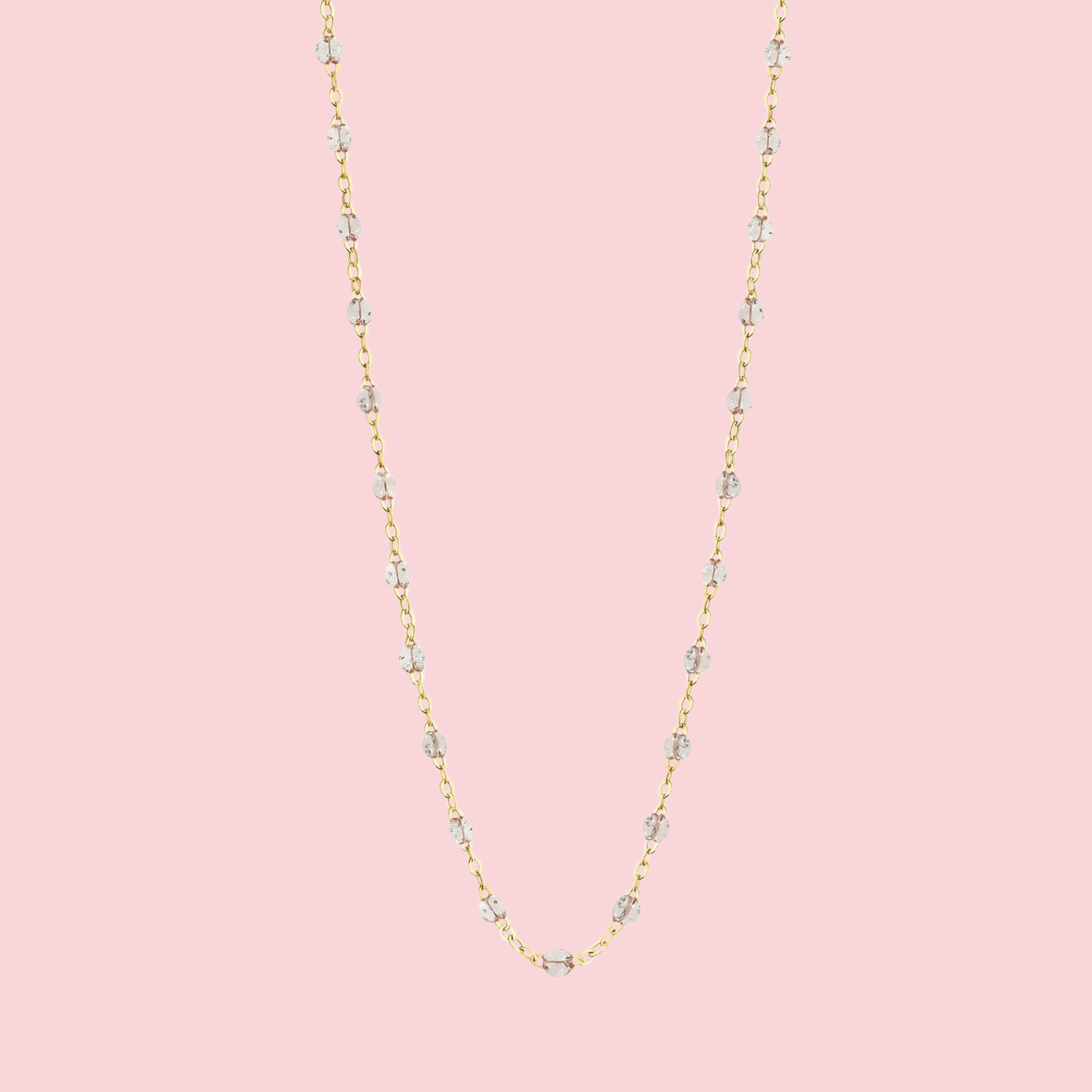 Classic Gigi Necklace, Yellow Gold, 16.5"